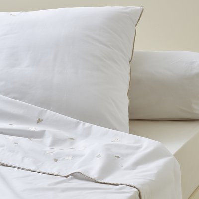 Drap brodé JOLIS COEURS SYLVIE THIRIEZ