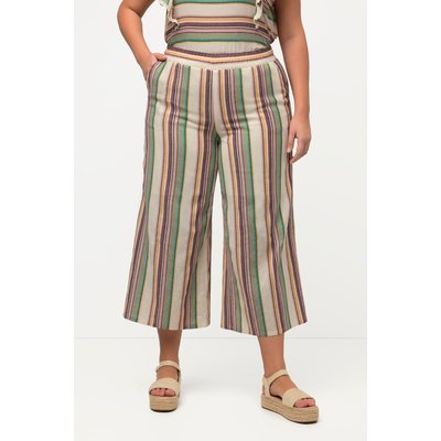 Jupe-culotte. Rayures. Jambe large. Coton ULLA POPKEN