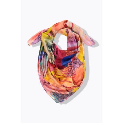 Carré de soie, imprimé patchwork ULLA POPKEN