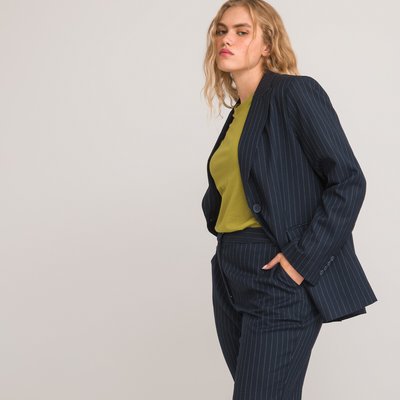 Blazer coupe droite, à rayures tennis LA REDOUTE COLLECTIONS