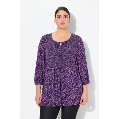 Blouse, Coupe A-Ligne, Insert Smocké ULLA POPKEN