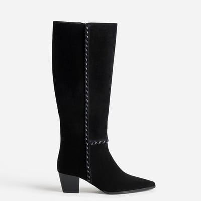 Botte À Talon en cuir MALIKA ERAM