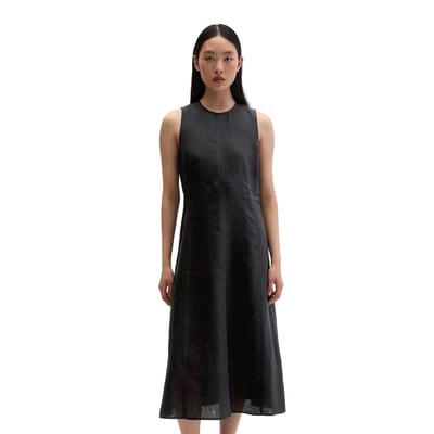 Robe en lin shaped avec fermeture éclair sans couture MARC O'POLO