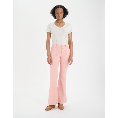 Pantalon Charlotte en coton rose INES DE LA FRESSANGE PARIS