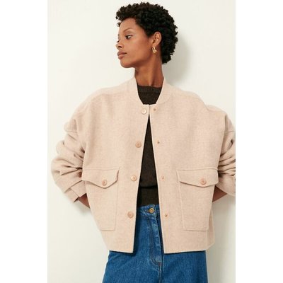 Manteau court en laine mélangée YALEPARK SESSUN