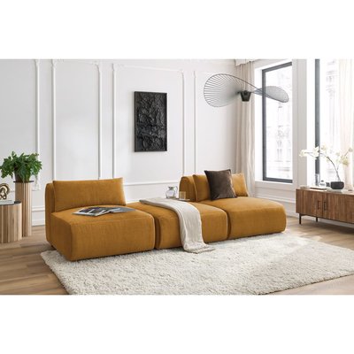 Canapé modulable 3 places en velours, JEANNE BOBOCHIC