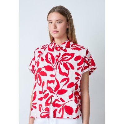 Chemise manches courtes en coton imprimée fleurs EBBI IMP ETAM