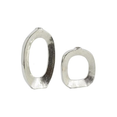 Vases cercle en aluminium (Lot de 2) AUBRY GASPARD