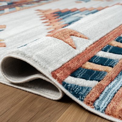Tapis berbère tissé motifs ethno-chic SOLGA D UN AMOUR DE TAPIS