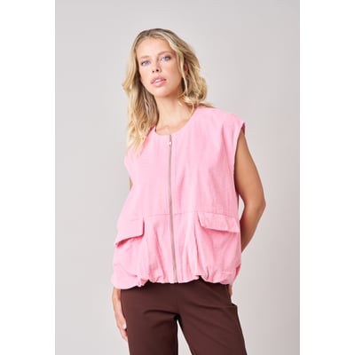 Veste sans manches ample femme en 100% coton ZOSTINE DEELUXE