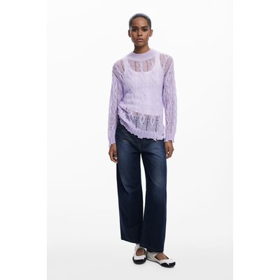 Pull torsadé déchiré DESIGUAL