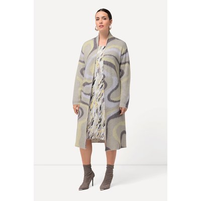 Cardigan long et ouvert, en maille Jacquard ULLA POPKEN