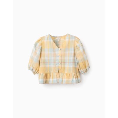 Chemise en Coton à Carreaux Brothers & Sisters ZIPPY
