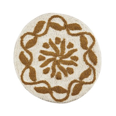 Tapis de bain rond coton tufté MADAM STOLTZ