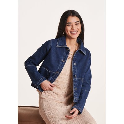Veste courte unie en coton biologique LA FEE MARABOUTEE