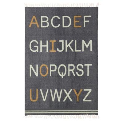 Tapis enfant en coton ALPHABET AFK LIVING