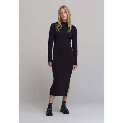 Robe-tube longue tricot côtelé IKKS