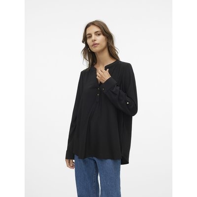 Blusa fluida, scollo a V VERO MODA