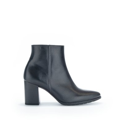 Bottines en cuir à talon bloc GABOR