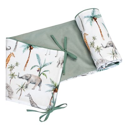 Housse pour tour de lit réversible SAFARI SEVIRA KIDS