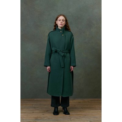Cappotto lungo con cintura, THESSY LOUISE MISHA