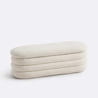 Banc/bout de lit/coffre bouclette, Pilou LA REDOUTE INTERIEURS