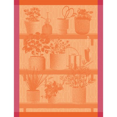 Torchon en Coton, HERBES FRAÎCHES LE JACQUARD FRANCAIS