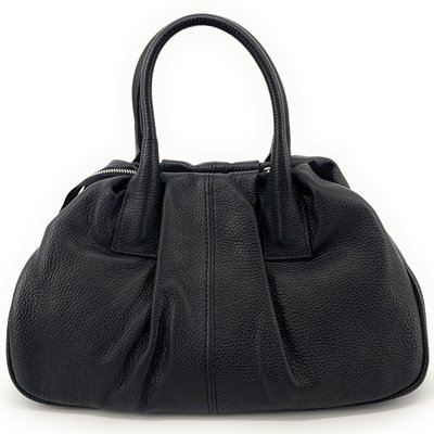 Grand sac bowling en cuir grainé italien ORION OH MY BAG