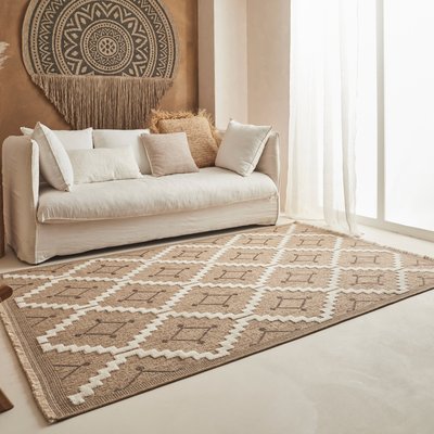 Tapis intérieur extérieur à motif géométrique TULUM NAZAR RUGS
