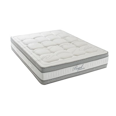 Ensemble Matelas Mémoire de forme + Sommier Bois ROYAL 5* HYPSOM