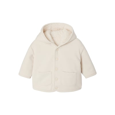 Gilet à capuche naissance VERTBAUDET