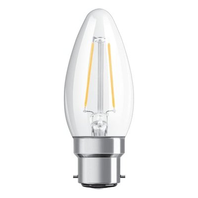 Ampoule Flamme Led Retrofit Classic 2.5w=25w B22 Blanc Chaud OSRAM