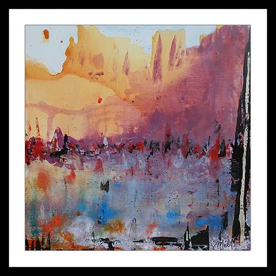 Affiche abstraite grand canyon arizona HEXOA