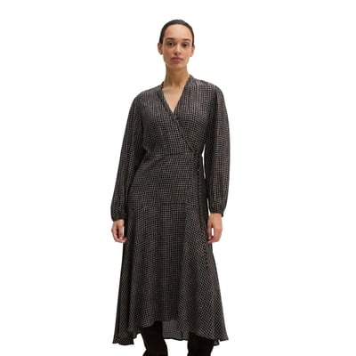 Robe portefeuille coupe trapèze en viscose fluide MARC O'POLO