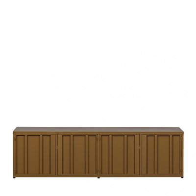 Meuble TV 4 portes en métal L160cm- LEVEL WOOOD