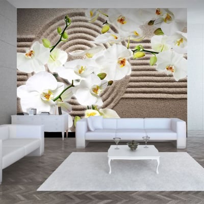 Papier peint intissé panoramique Orient Beautiful Zen Garden EDEN