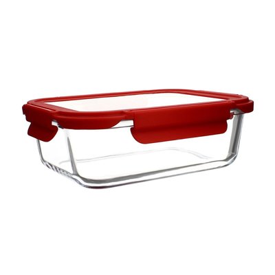 Boîte hermétique rectangle en verre 1040ml, CRISTAL MENASTYL