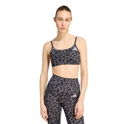 Reggiseno sportivo con stampa leopardo adidas Performance