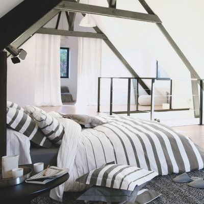 Taie De Traversin en Coton  GRAND LARGE BLANC DES VOSGES