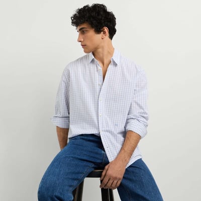 Chemise Coupe Casual À Carreaux En Popeline PEPE JEANS