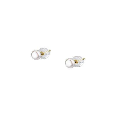 Boucles d'oreilles en or 375 et perle de culture CLEOR