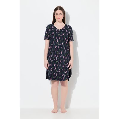 Chemise de nuit en coton bio. Encolure en ULLA POPKEN