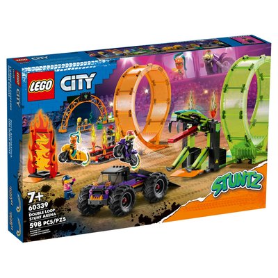City L'arène de cascade avec double looping LEGO