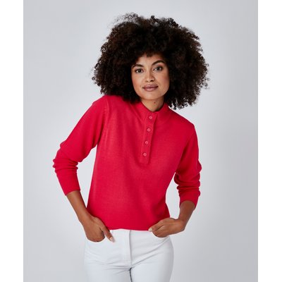 Pull col montant boutonné DAMART