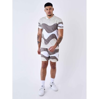 Polo tricolore effet vague PROJECT X