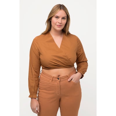 Blouse cache-cœur courte ULLA POPKEN