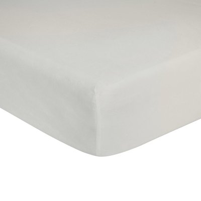 Drap housse uni en coton bio, Made in France, DUNE A DEMAIN