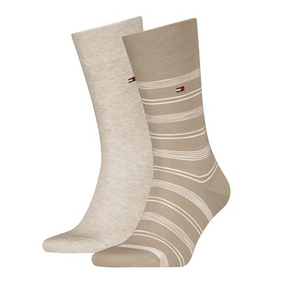 Lot de 2 paires de chaussettes hautes TOMMY HILFIGER