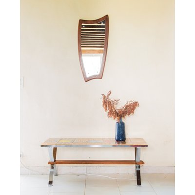 Table basse à carreaux Liv N°204 - Bon état DEBONGOUT