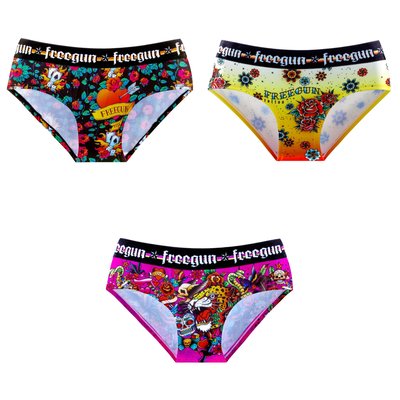 Lot De 3 Boxers Rock FREEGUN